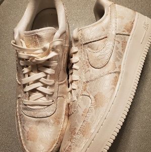 Silk nike air force ones sz 13